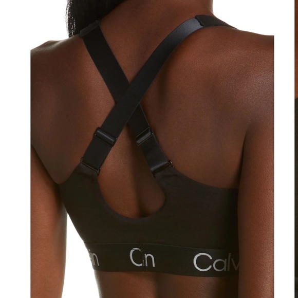 CALVIN KLEIN Unlined Cotton Blend Bralette - Picture 3 of 14